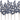 RAZ Imports 27" Iced Blue Berry Cluster Decorative Christmas Tree Spray - Set of 6