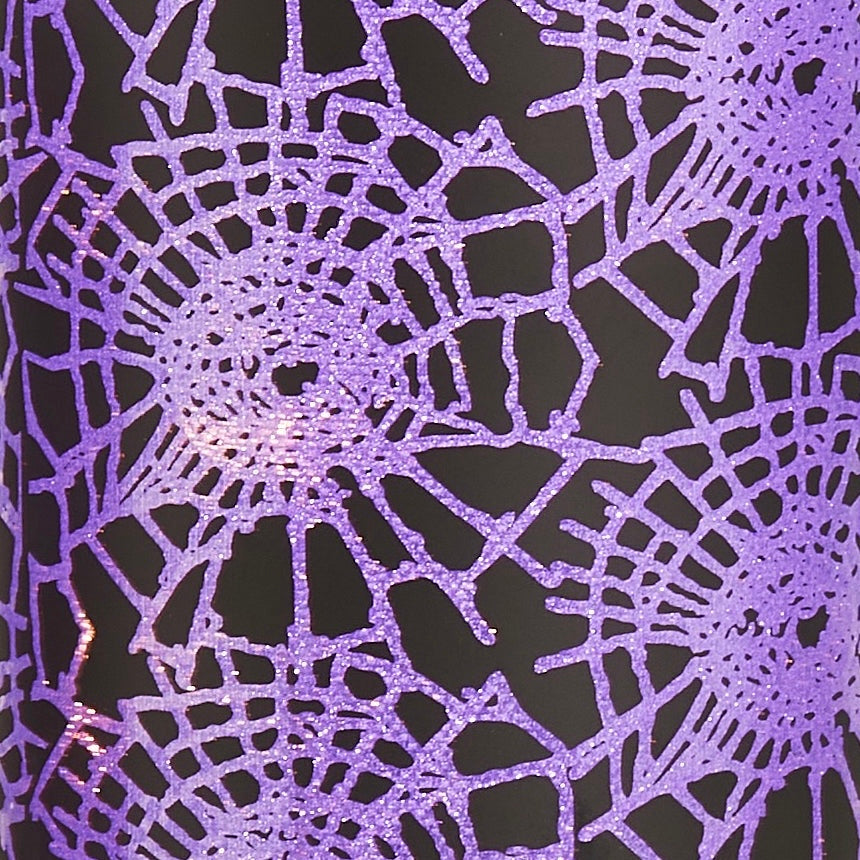 RAZ Imports 8" and 6" Halloween Crackled Cobweb Lighted Glass Hurricanes - Set of 2