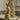 RAZ Imports 12" Gold Leaf Large Tabletop Easter Bunny Rabbits - Set of 2
