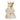 RAZ Imports 18.5" Gold Victorian Angel with Fur Coat and Harp Christmas Tree Topper