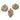 RAZ Imports 4" Pearl Jewel Embellished Glass Christmas Ornaments - Set of 3