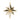 RAZ Imports 5.75" Glittered Gold Mirrored North Star Christmas Ornament