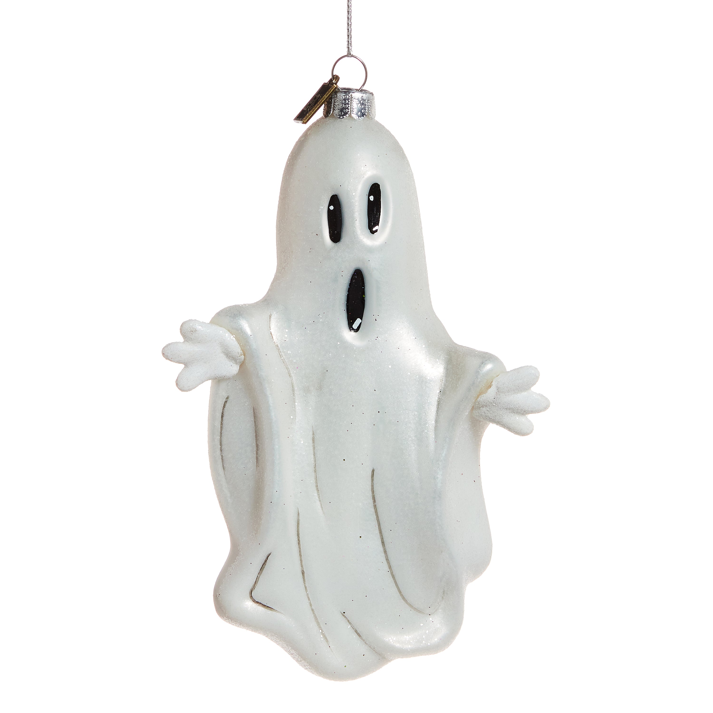 RAZ Imports by Eric Cortina 6" Big Boo Halloween Ghost Glass Collectible Halloween Ornament