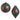 RAZ Imports 4" Red Plaid Ball and Finial Glass Christmas Ornaments - Set of 2