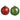 RAZ Imports 5" Mercury Glass Red and Green Pinecone Glass Ball Christmas Ornaments - Set of 2