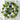 RAZ Imports 24" Blue Hydrangea and White Rose Spring Wreath