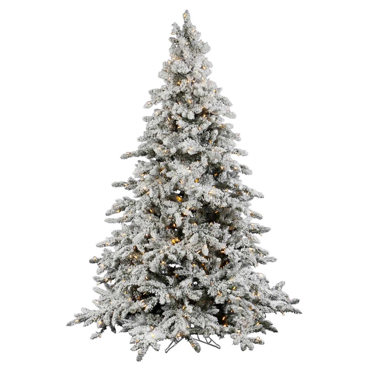 Flocked Utica Fir Artificial Christmas Trees