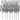 RAZ Imports 26" Iced Blue Berry Decorative Christmas Tree Spray - Set of 8
