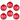 RAZ Imports 4" Etched Star Red Glass Ball Christmas Ornament - Set of 6