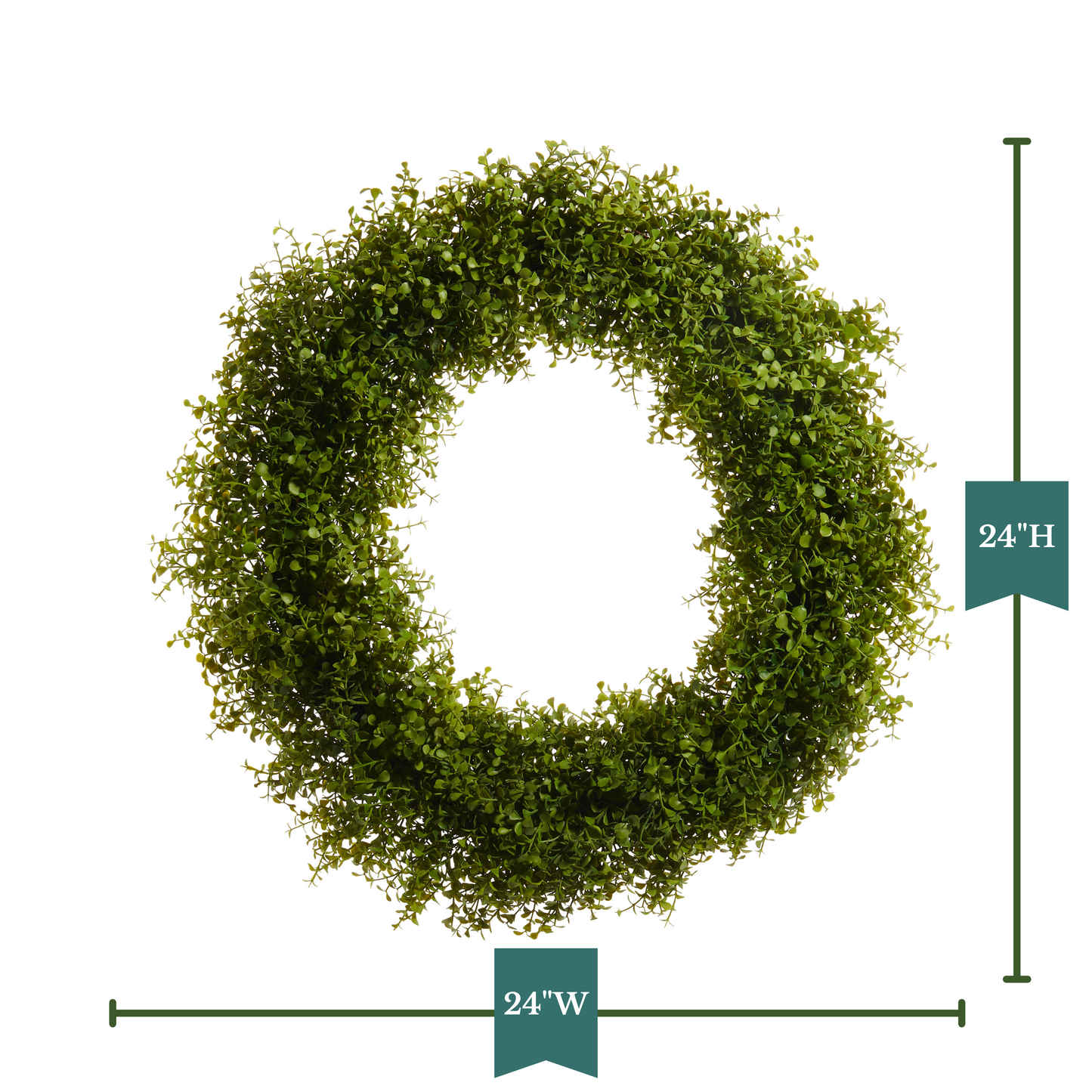 RAZ Imports 24" Green Sedum Succulent Spring Wreath