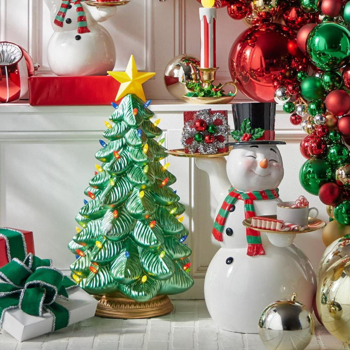 RAZ Imports 10" Large Ball Shatter-Resistant Christmas Ornament