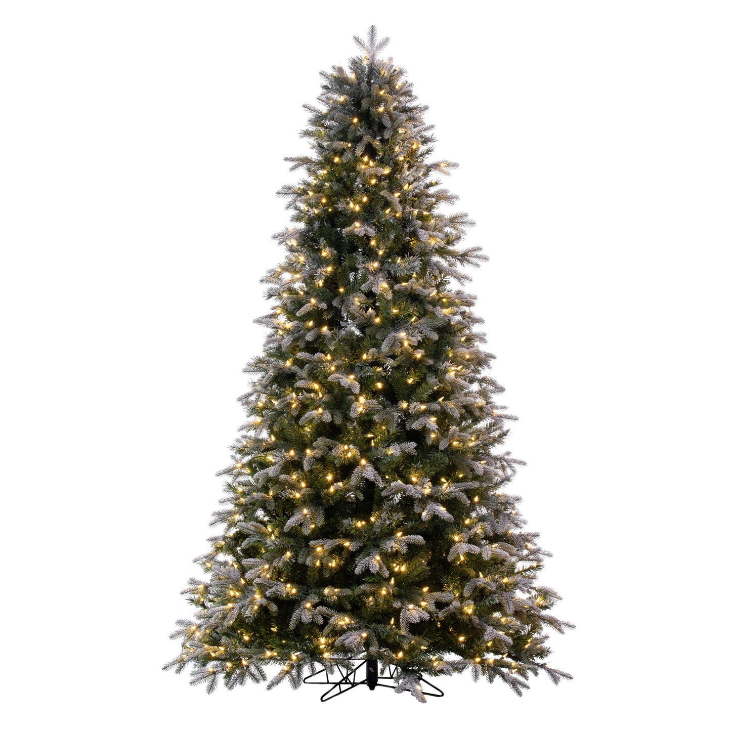 Frosted Douglas Fir Slim Artificial Christmas Trees