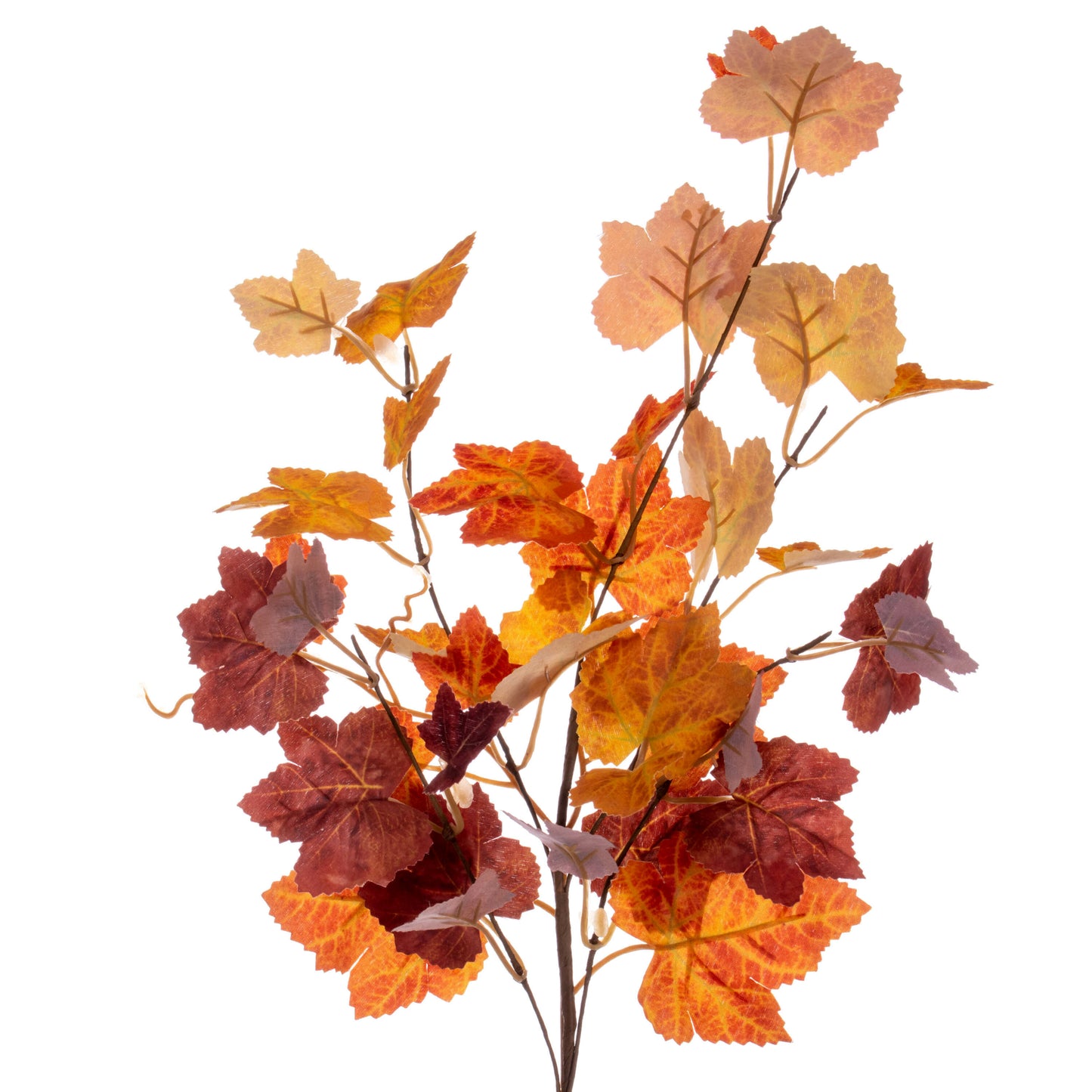 Crimson Canopy Maple Leaf 5' Orange Fall Artificial Garland
