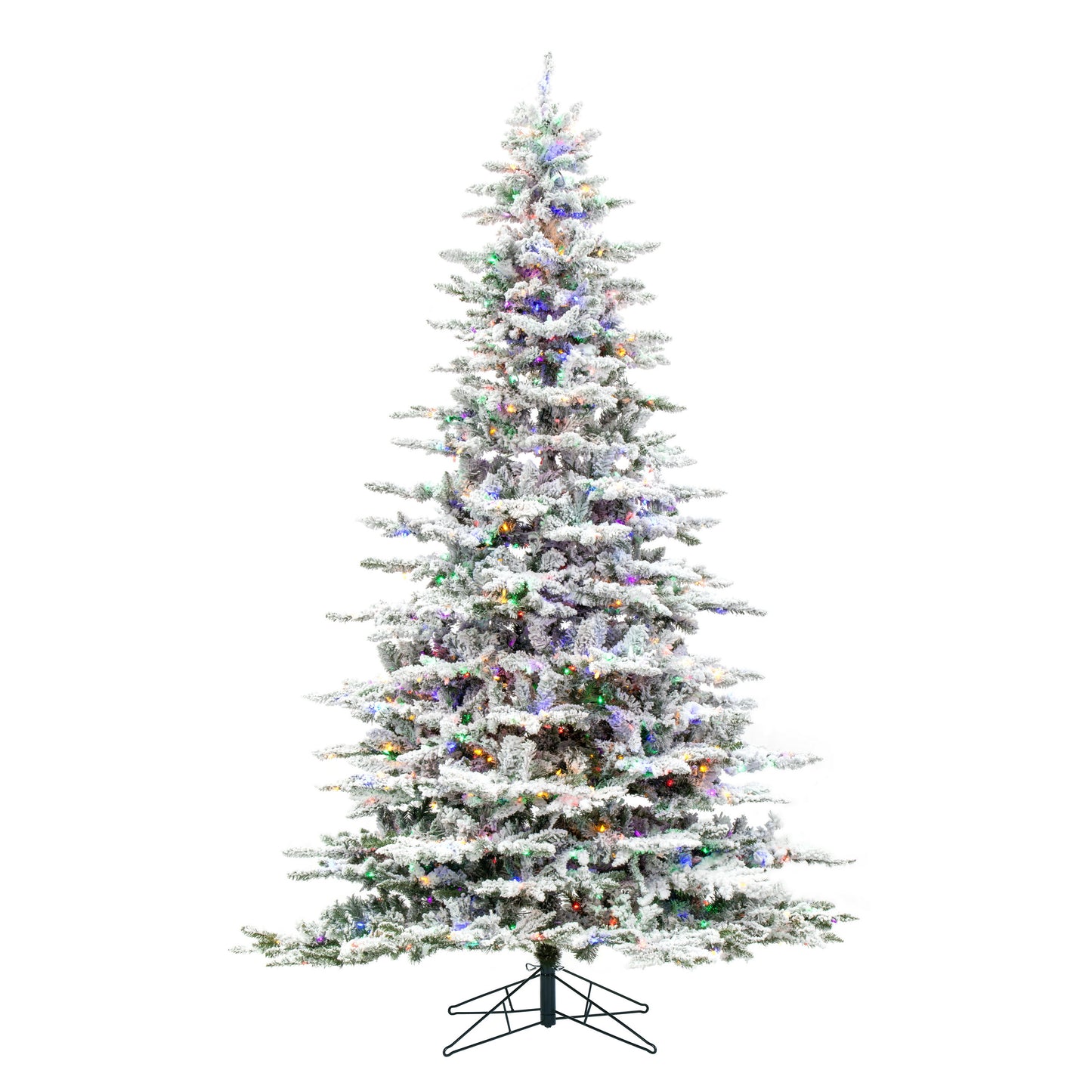 Flocked Utica Fir Artificial Christmas Trees
