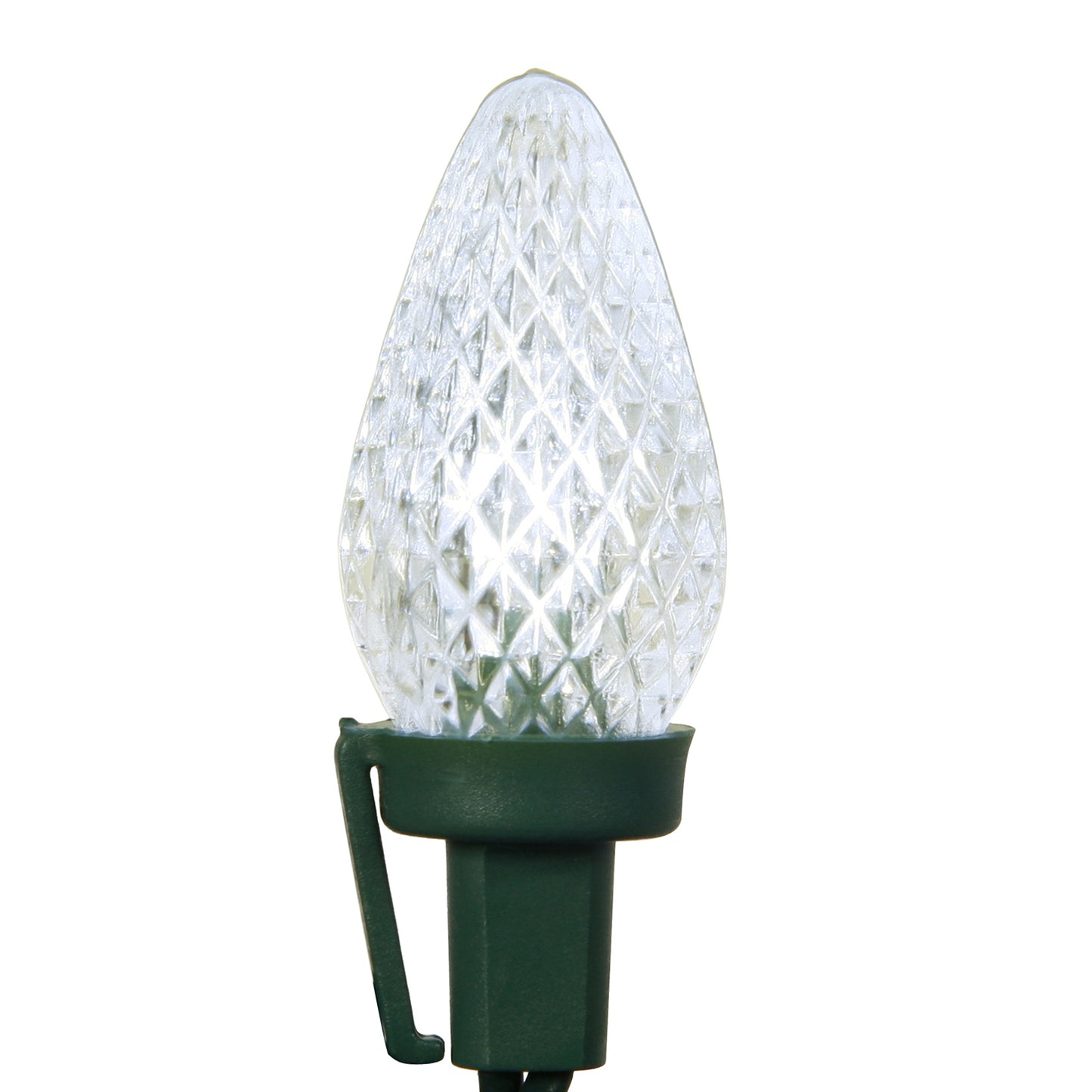 Vickerman 25 Count Commercial-Grade C7 LED Light Strand on Green Wire