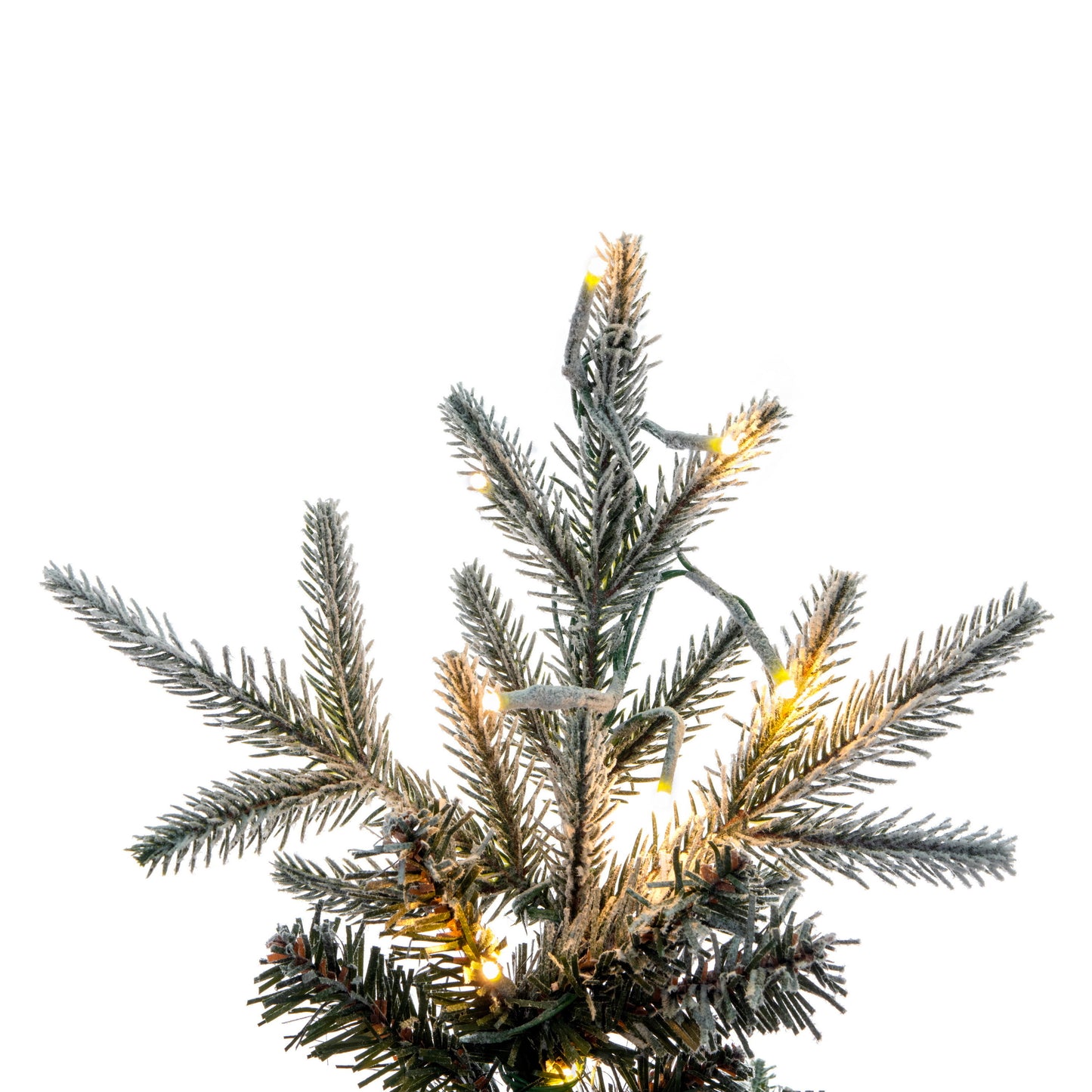 Frosted Bixley Fir Pencil Artificial Christmas Trees