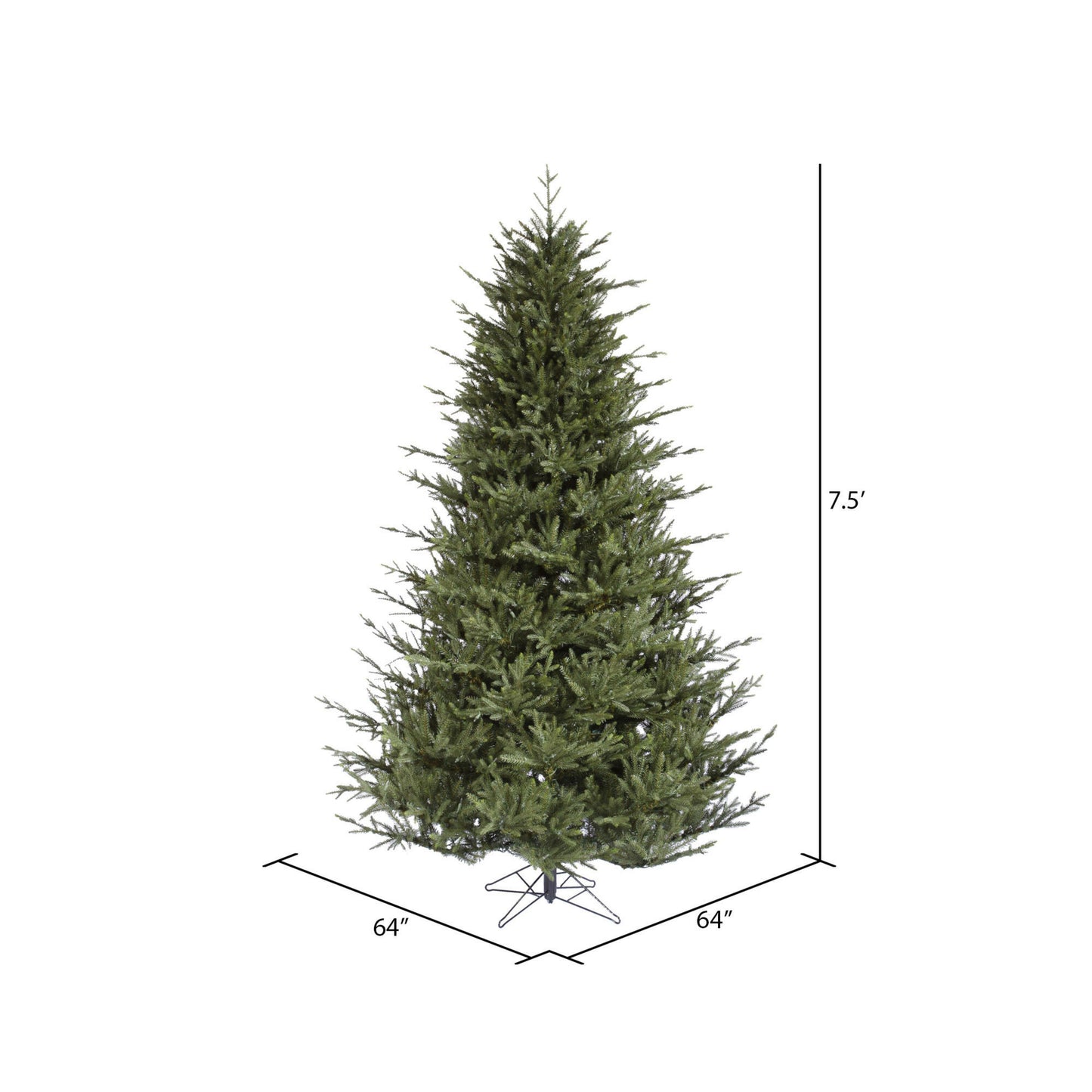 Itasca Fraser Fir 7.5' Unlit Artificial Christmas Tree