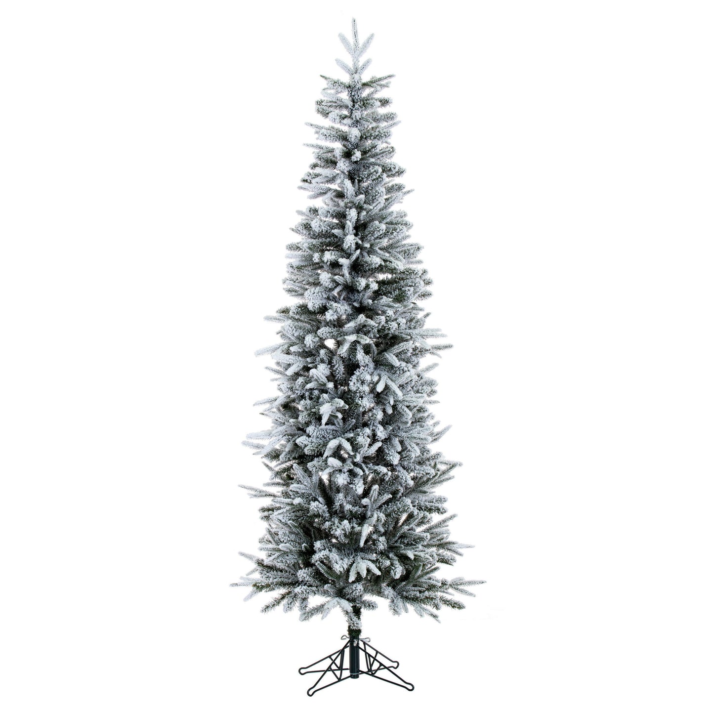 Frosted Tacoma Fraser Fir Pencil Artificial Christmas Trees