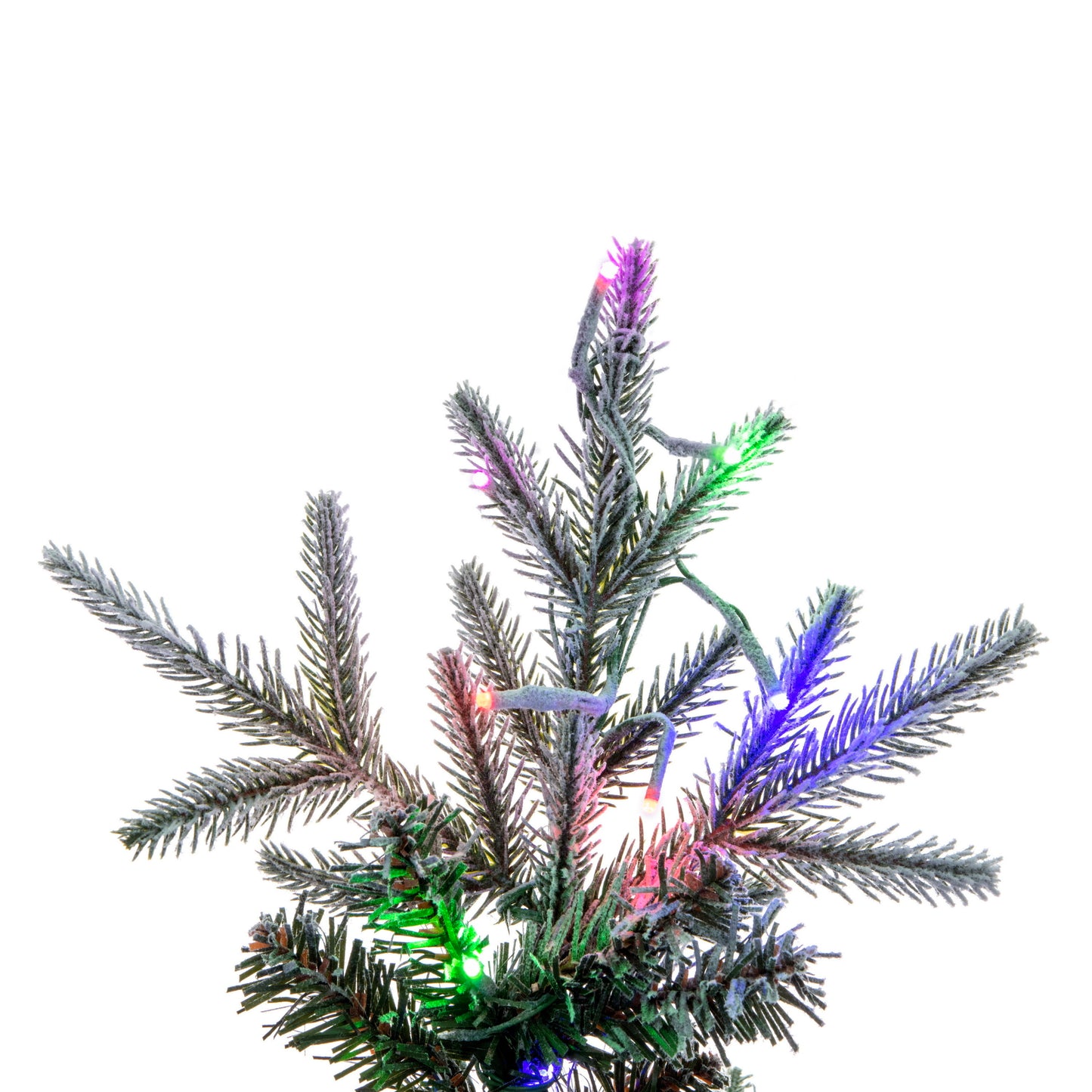 Frosted Bixley Fir Pencil Artificial Christmas Trees