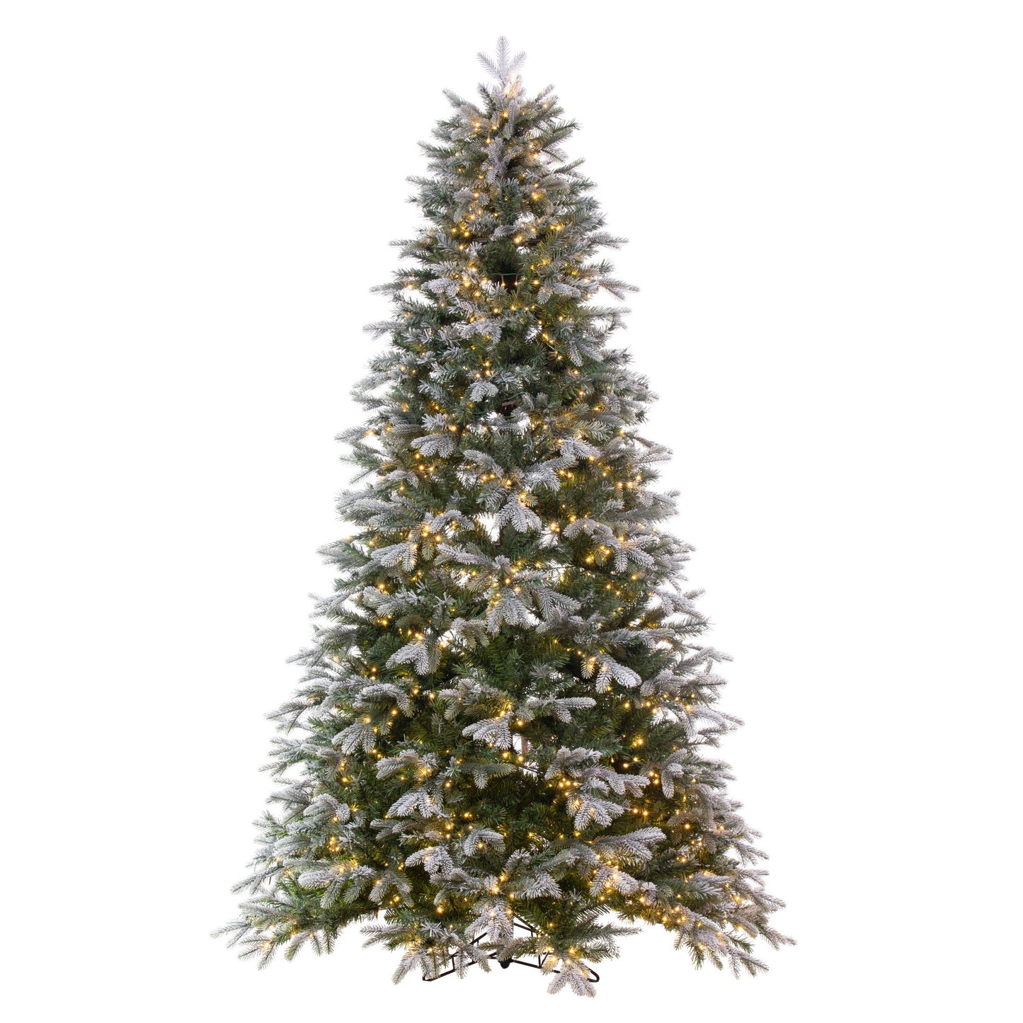 Frosted Douglas Fir Slim Artificial Christmas Trees