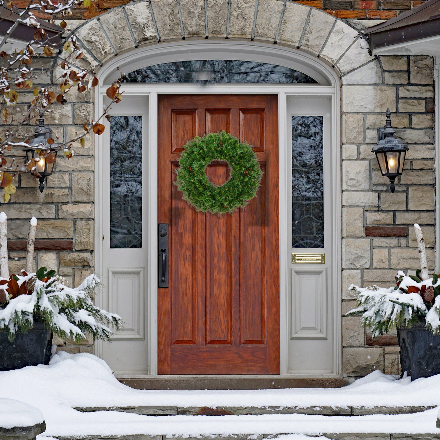 Vickerman 24" Cheyenne Pine Artificial Christmas Wreath