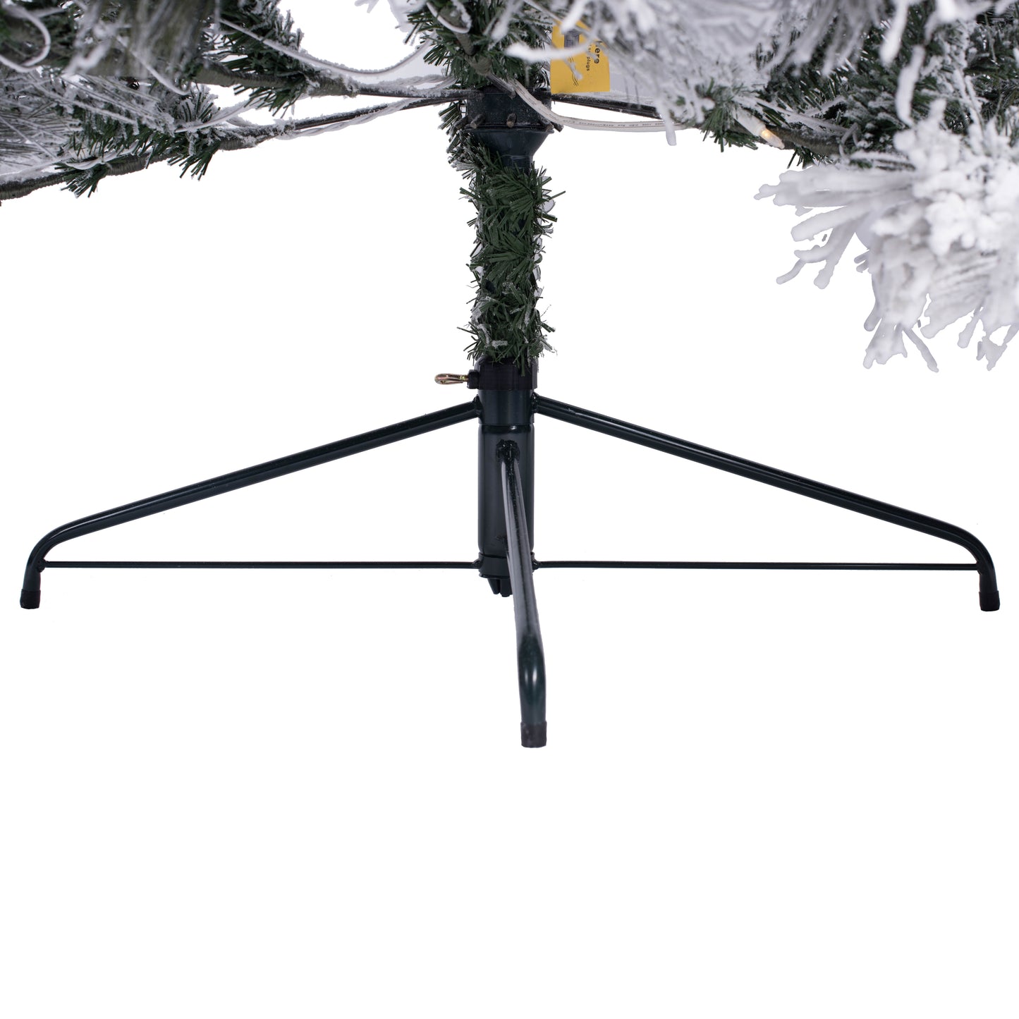 Flocked Atka Pine Flatback Half Tree Artificial Christmas Trees