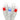50 Count Patriotic Red, White, Blue Wide Angle LED Light Strand