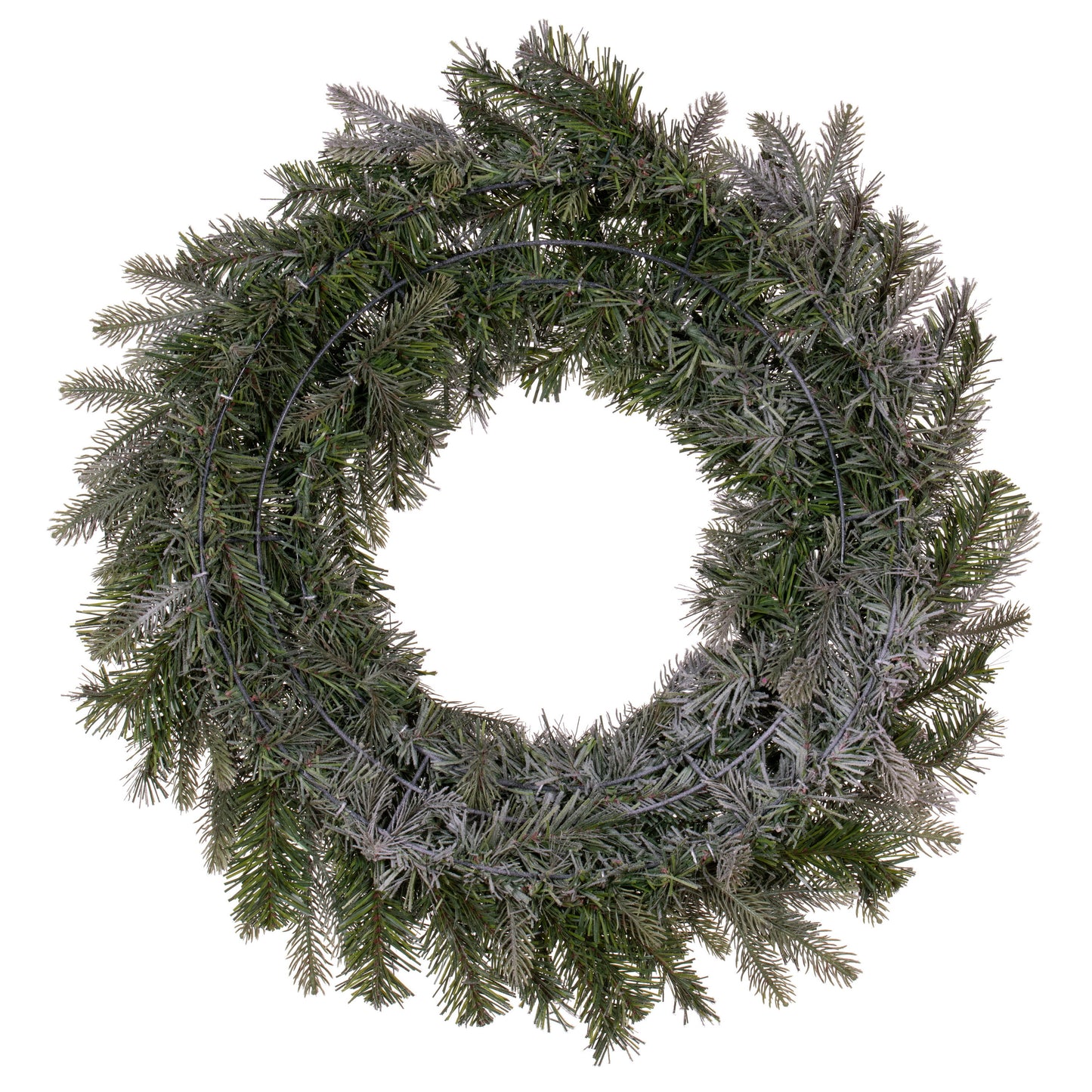 Frosted Douglas Fir Artificial Christmas Wreaths
