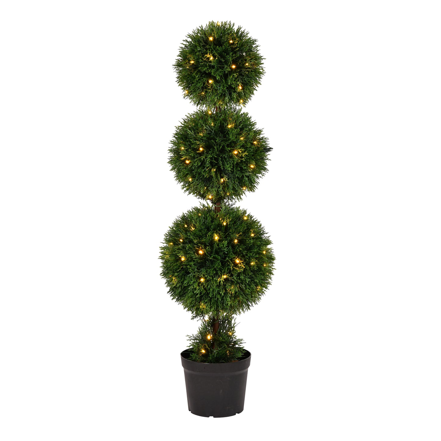Outdoor Cedar Artificial Ball Topiary