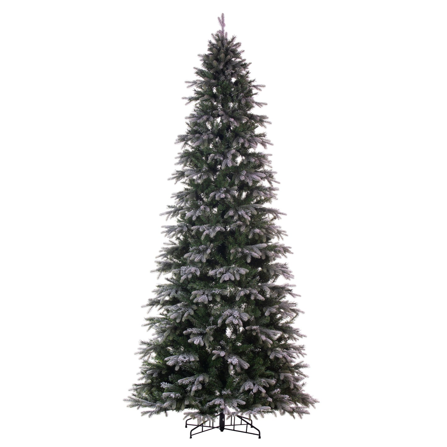 Frosted Douglas Fir Slim Artificial Christmas Trees