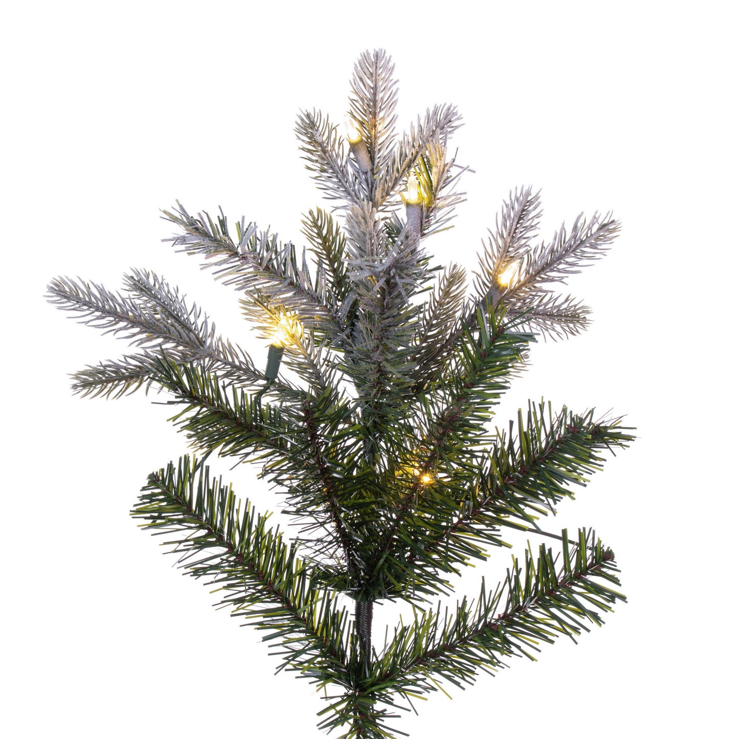 Frosted Douglas Fir Slim Artificial Christmas Trees