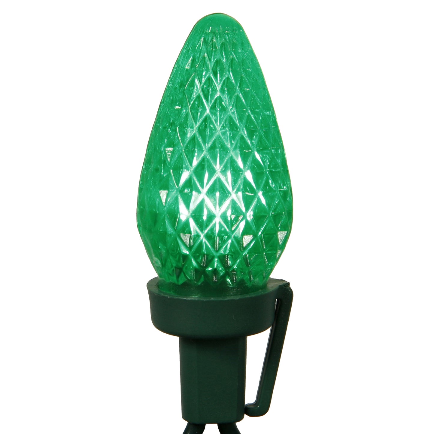 Vickerman 25 Count Commercial-Grade C7 LED Light Strand on Green Wire