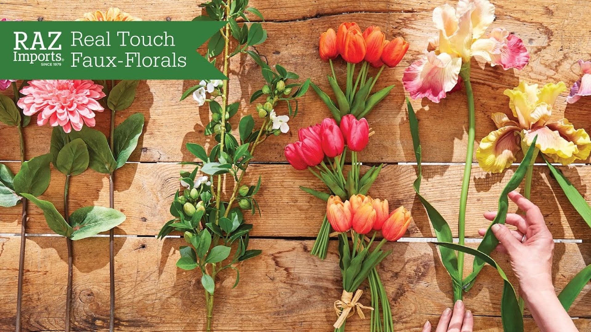 Discover Real Touch Florals by RAZ Imports