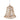RAZ Imports 5" Jeweled Gold Glittered Bell Christmas Ornament