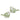 RAZ Imports 7.25" Green and White Chinoiserie Decorative Birds - Set of 2