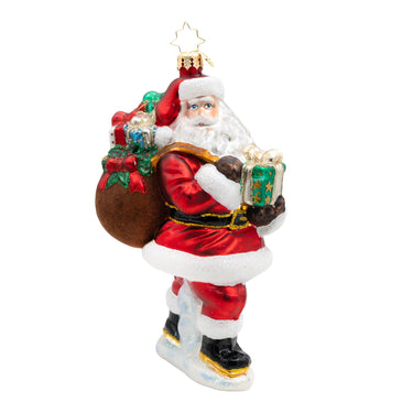 Christopher Radko Merry Saint Nick Santa Collectible Christmas Ornament