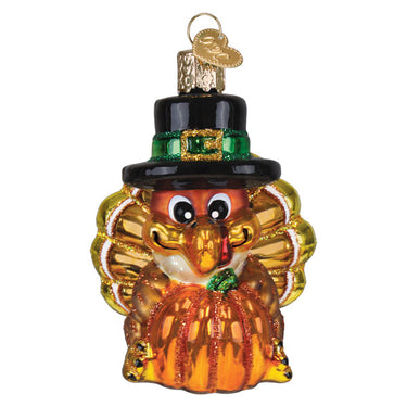 Old World Christmas Pilgrim Turkey Thanksgiving Collectible Ornament
