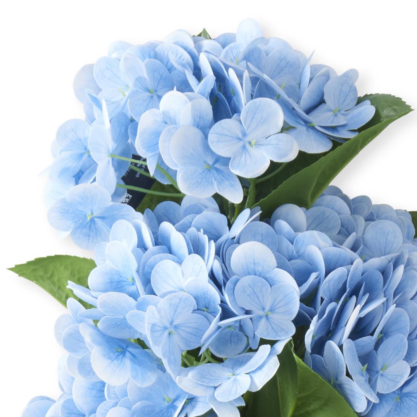 K&K Interiors 13" Real Touch Hydrangea Full Bloom Flowers - 6 Stem Bundles