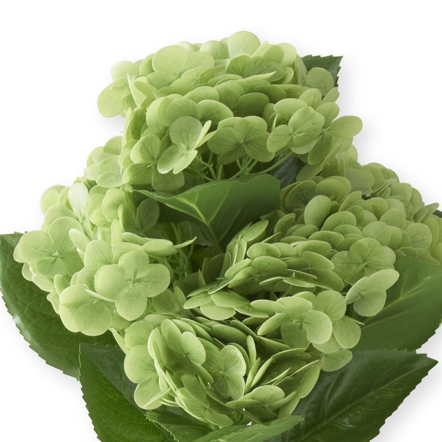 K&K Interiors 13" Real Touch Hydrangea Full Bloom Flowers - 6 Stem Bundles