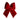 2' Plush Red Velvet Wired Christmas Bow Topper