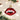 Old World Christmas Vampire Lips Halloween Ornament