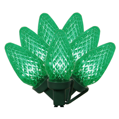 Vickerman 25 Count Commercial-Grade C7 LED Light Strand on Green Wire