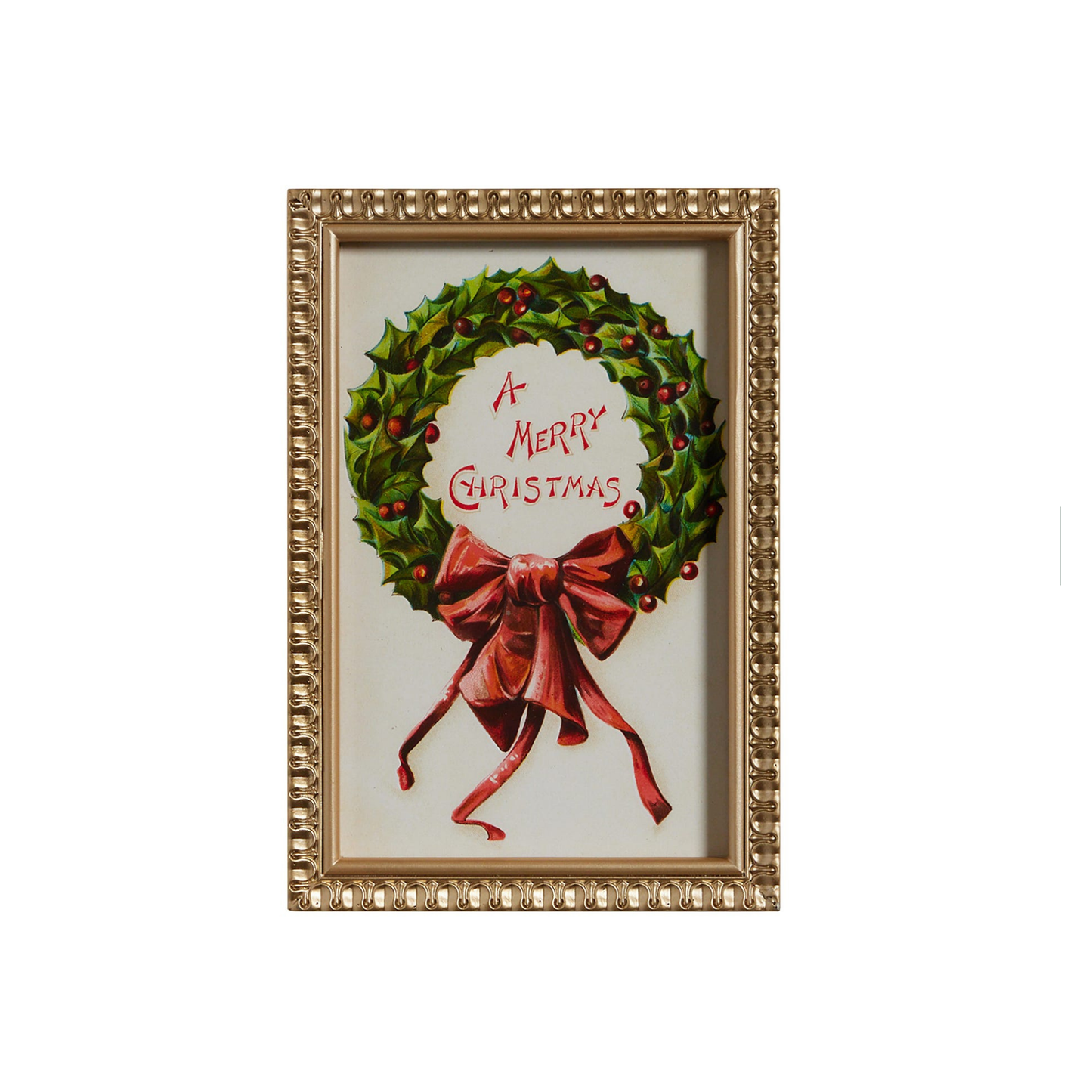 RAZ Imports 18" Vintage Christmas Wishes Framed Wall Art - Set of 3