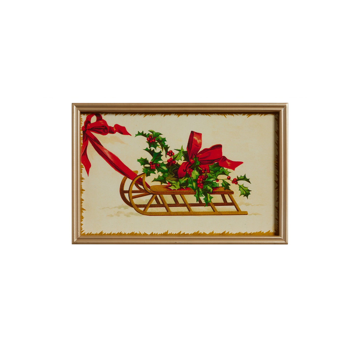 RAZ Imports 18" Vintage Christmas Wishes Framed Wall Art - Set of 3