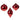 RAZ Imports 4" Shiny Red Blown Glass Christmas Ornaments - Set of 3