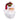 RAZ Imports 6.5" Traditional Santa Head with Glasses Glass Christmas Ornament