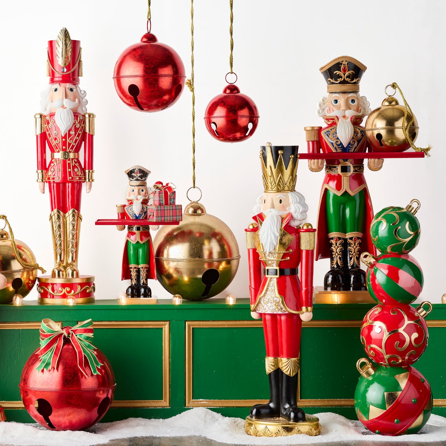 RAZ Imports 9.5" Metal Over-Sized Jingle Bell Christmas Decoration Ornament