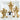 RAZ Imports 9" Bow Candlestick Holders Christmas Decoration - Set of 3