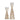 RAZ Imports 17" and 12" Glittered Gold Jewel Bow Christmas Trees Christmas Decoration - Set of 2