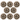 RAZ Imports 4" Black Pearl Jewel Clustered Ball Christmas Ornaments - Set of 8